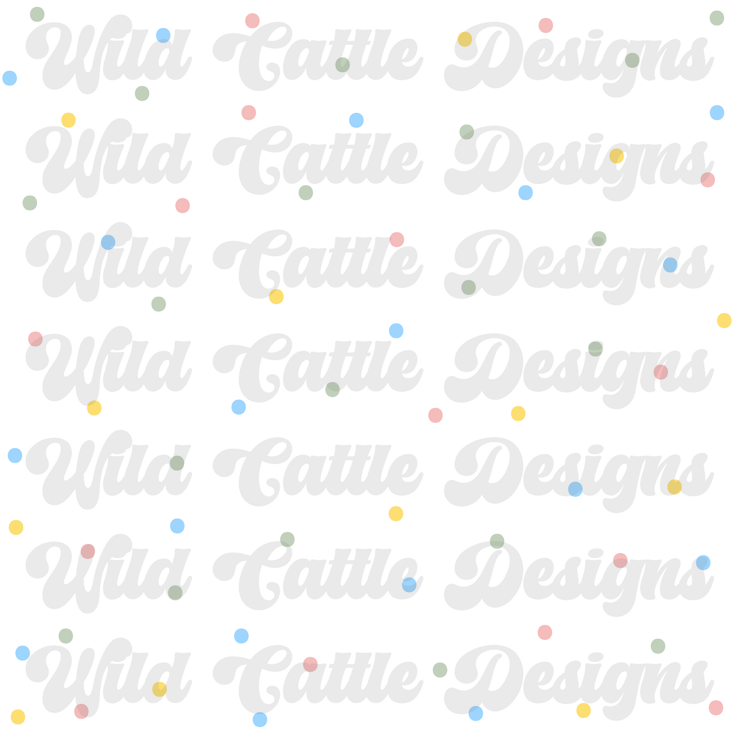 pastel bow beach swiss dot seamless