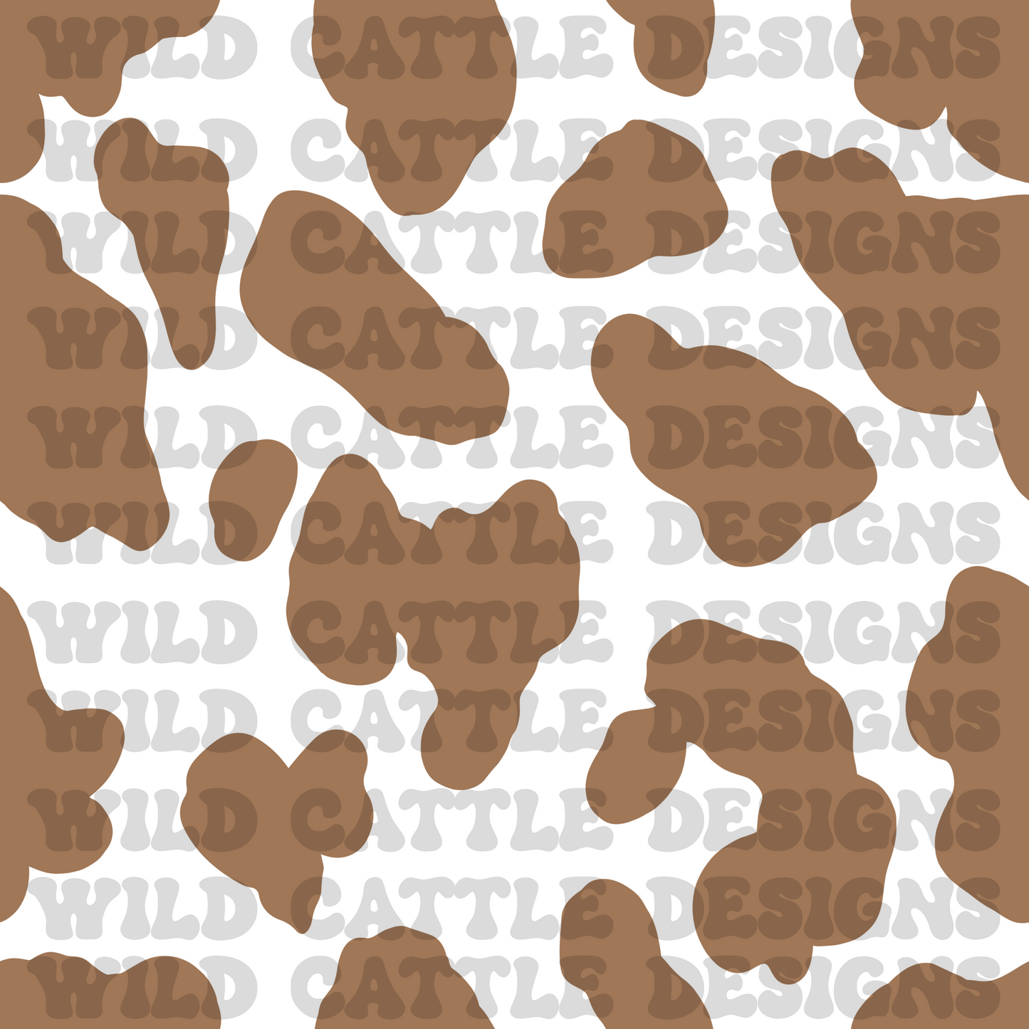 Pastel muted cowprint seamless