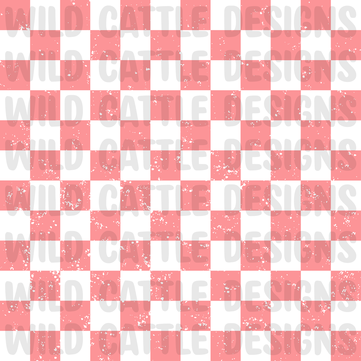 Pink Airy Cowgirl Aesthetic Checkers