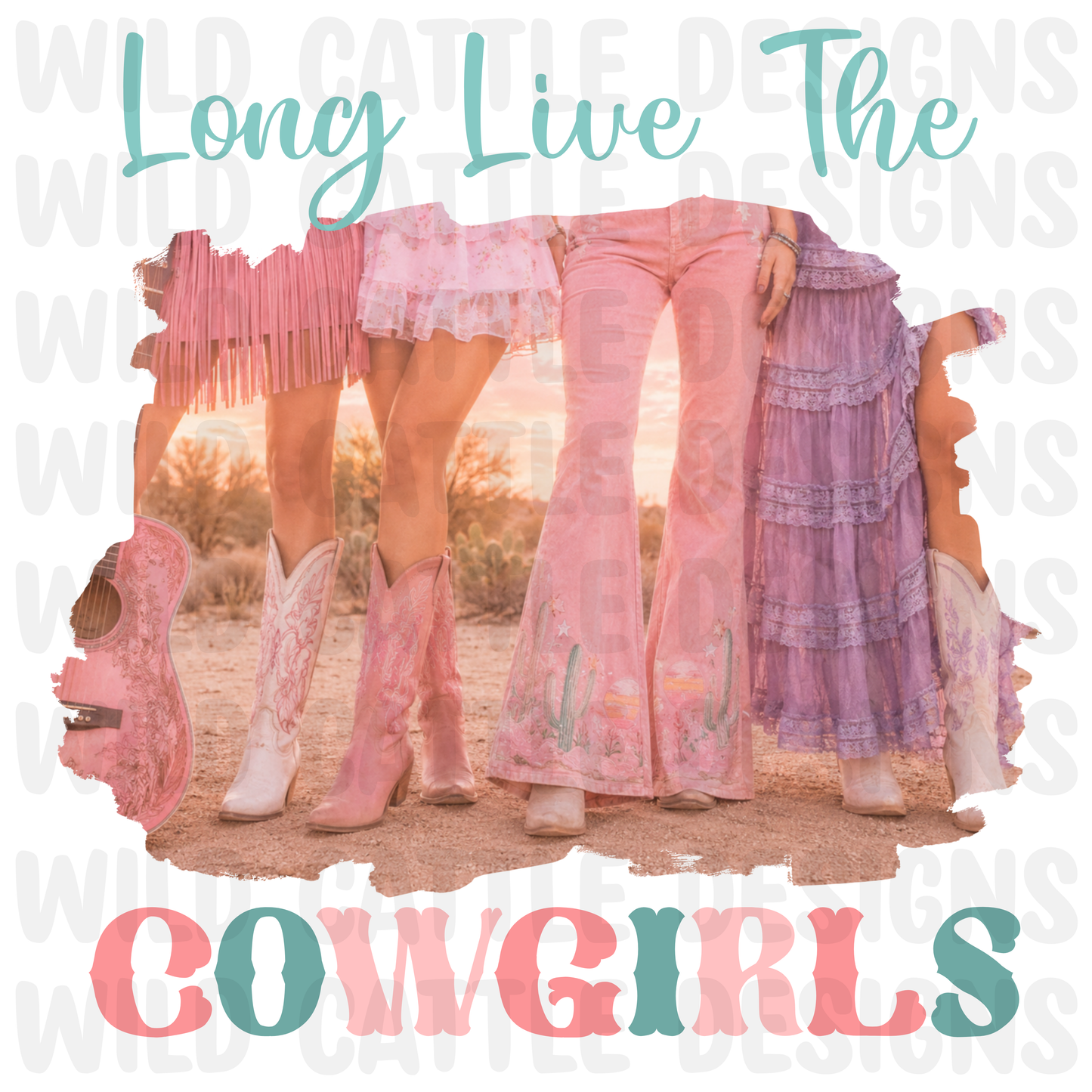 Pink Airy Cowgirl Aesthetic PNG