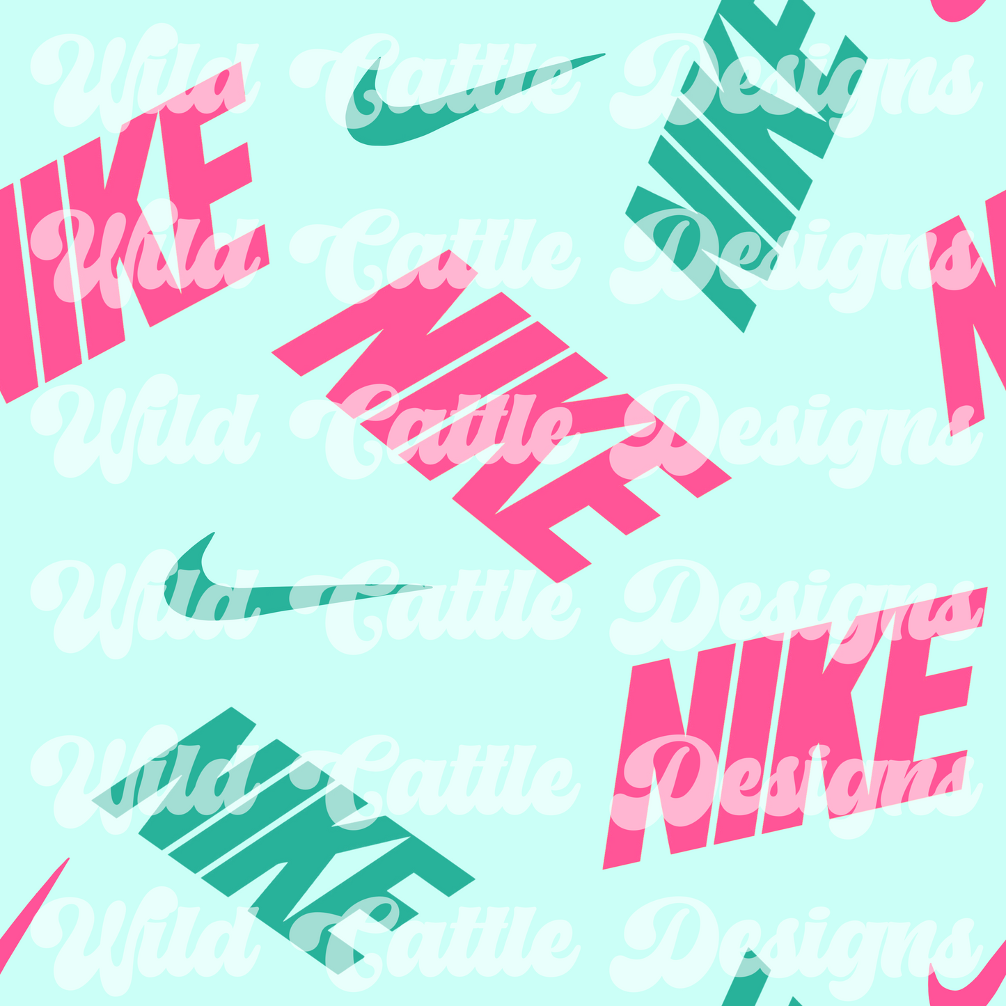 Pink Checkmark Seamless