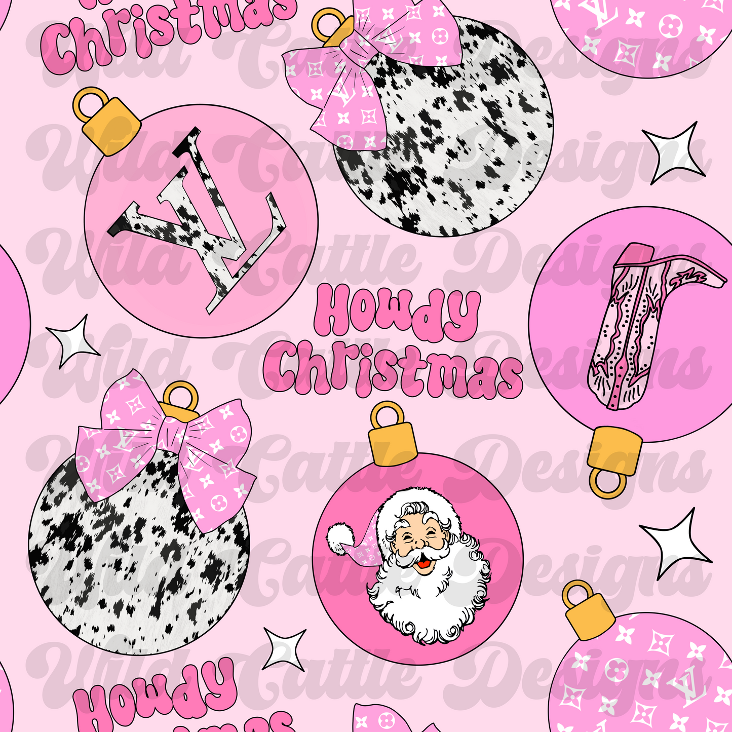 pink cowprint boujee seamless