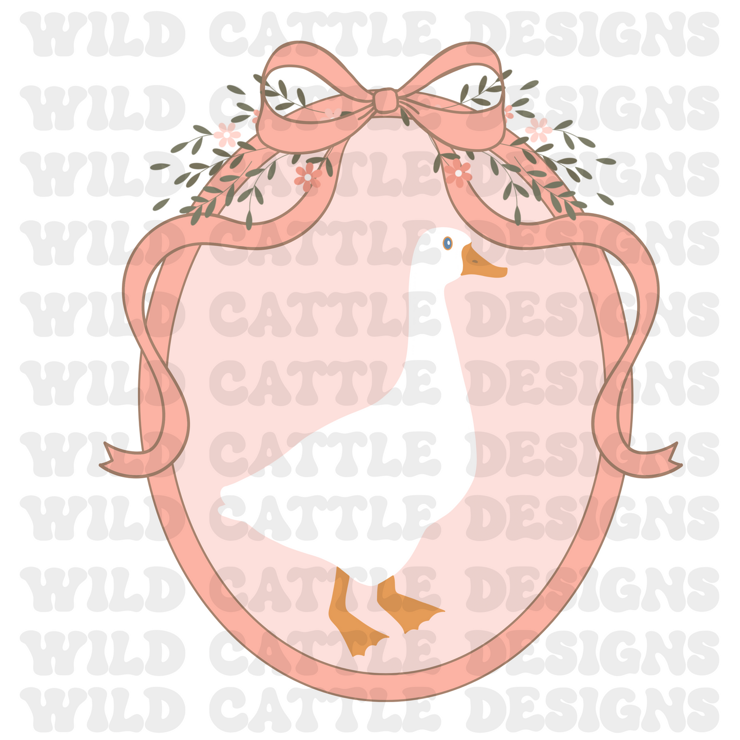 Pink fancy goose png