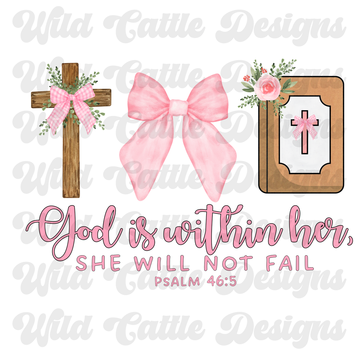 Pink god is with her png