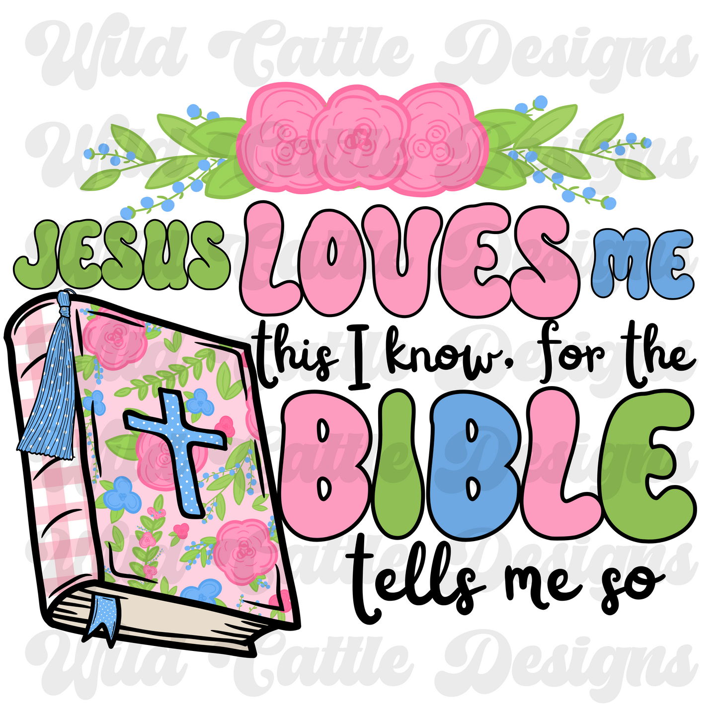 Pink jesus loves me png