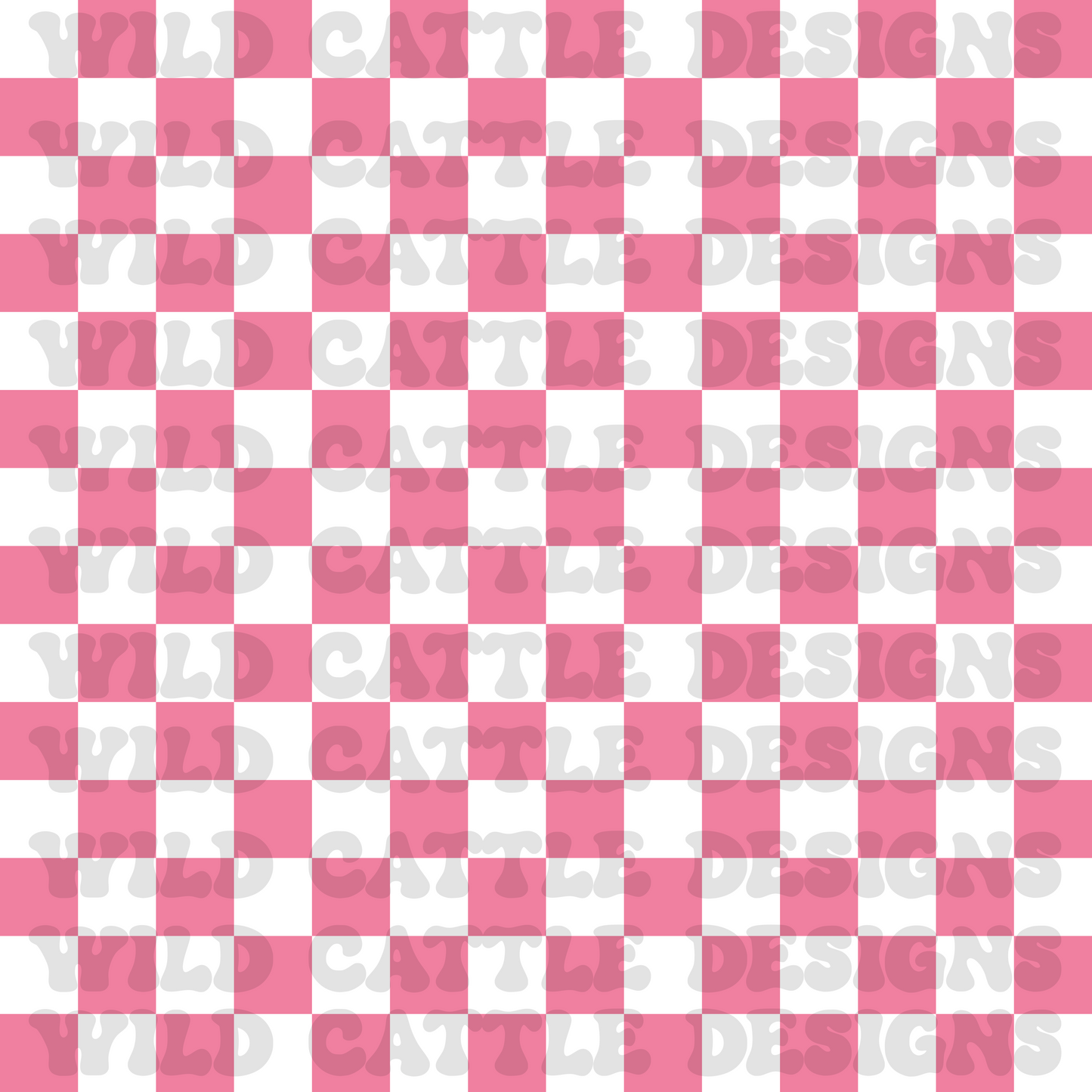 Pink stitching check seamless