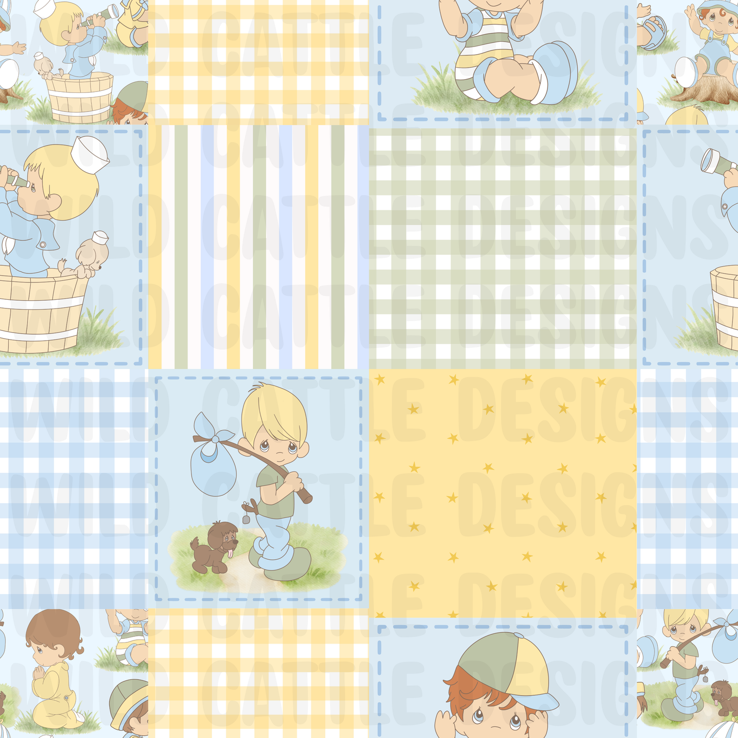 Precious boys patchwork