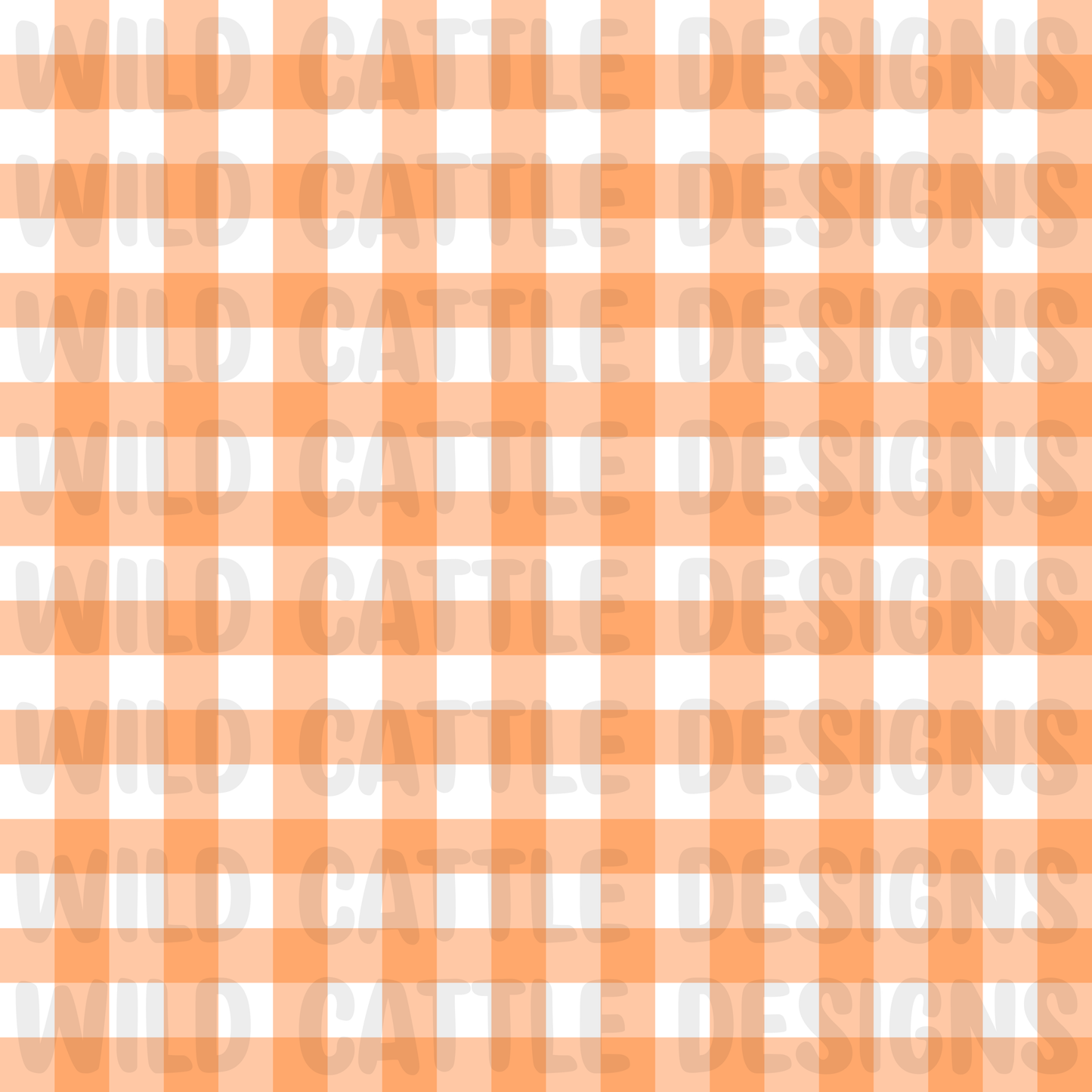 Preppy fruit orange plaid