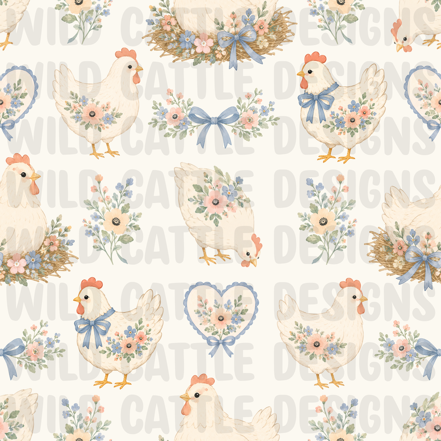 Pretty chickens