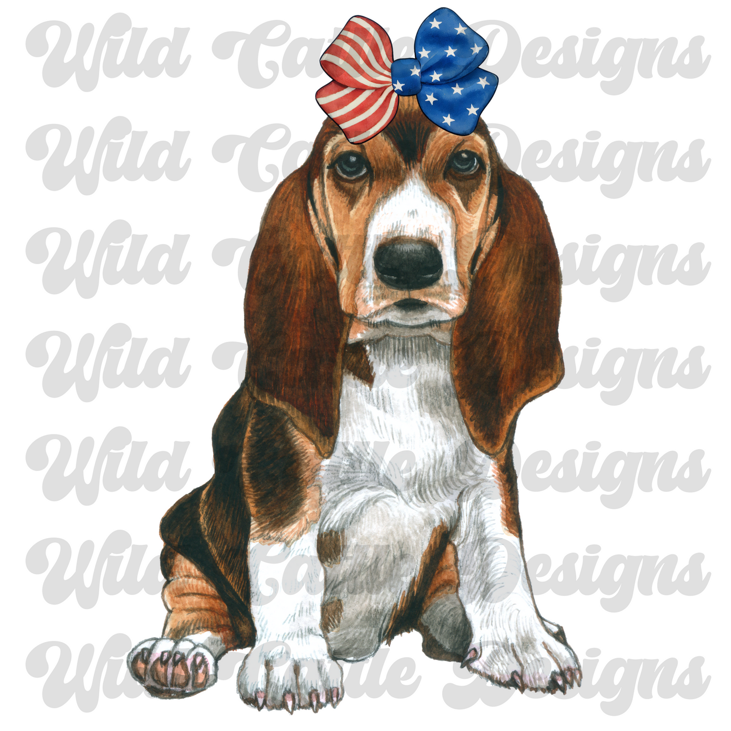 RWB bow basset png