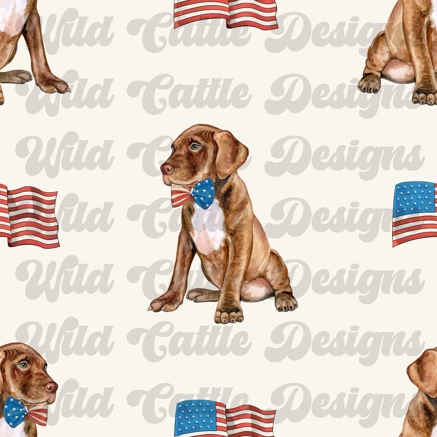 RWB bowtie lab seamless