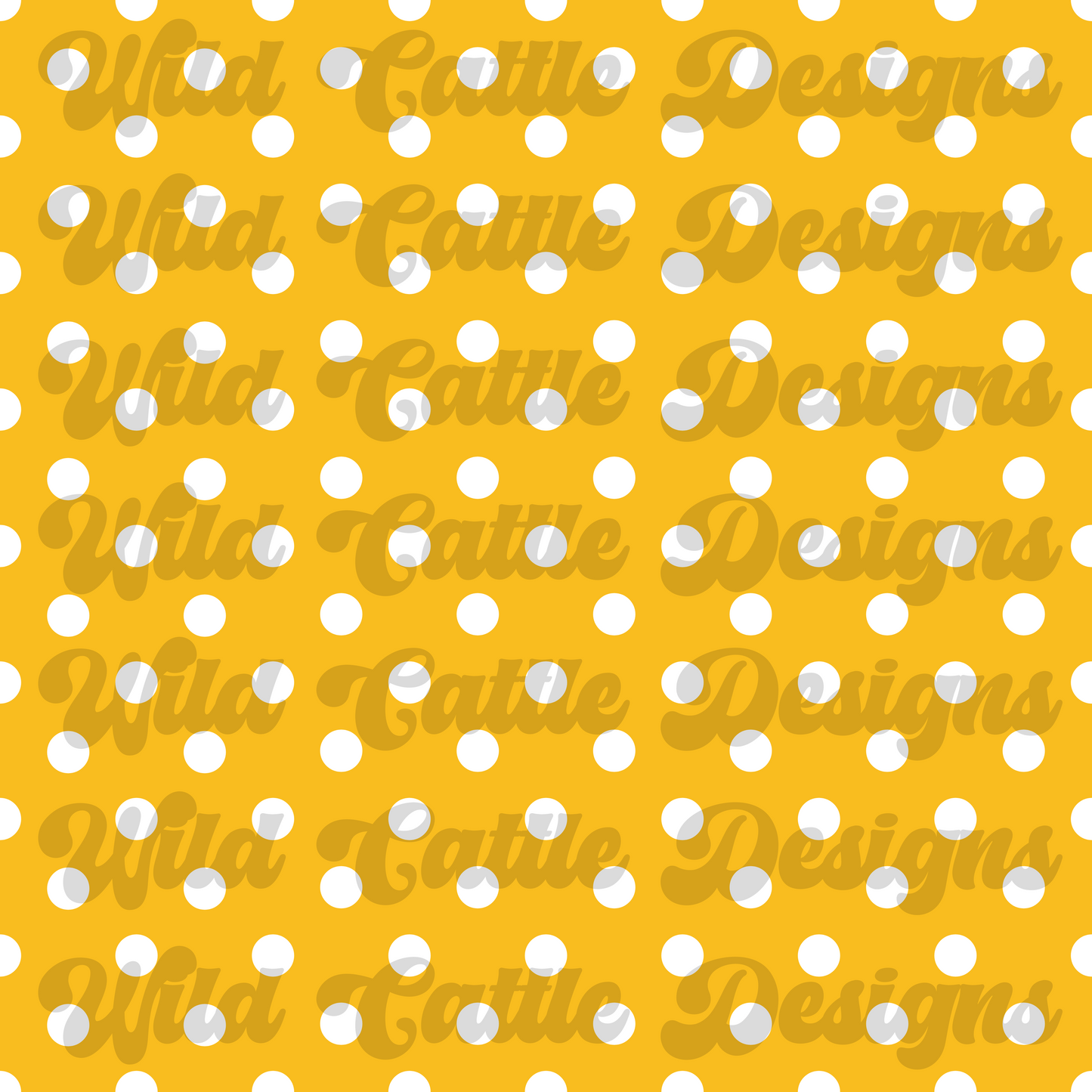 spring bee polka dot seamless