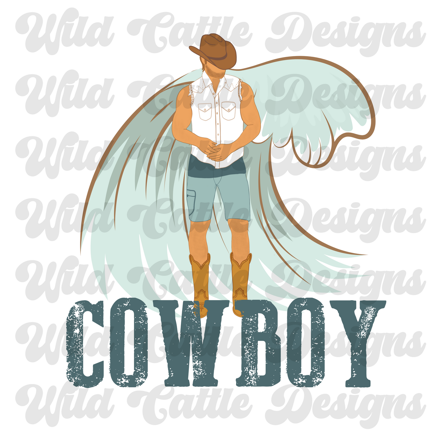Surfer Cowboy PNG