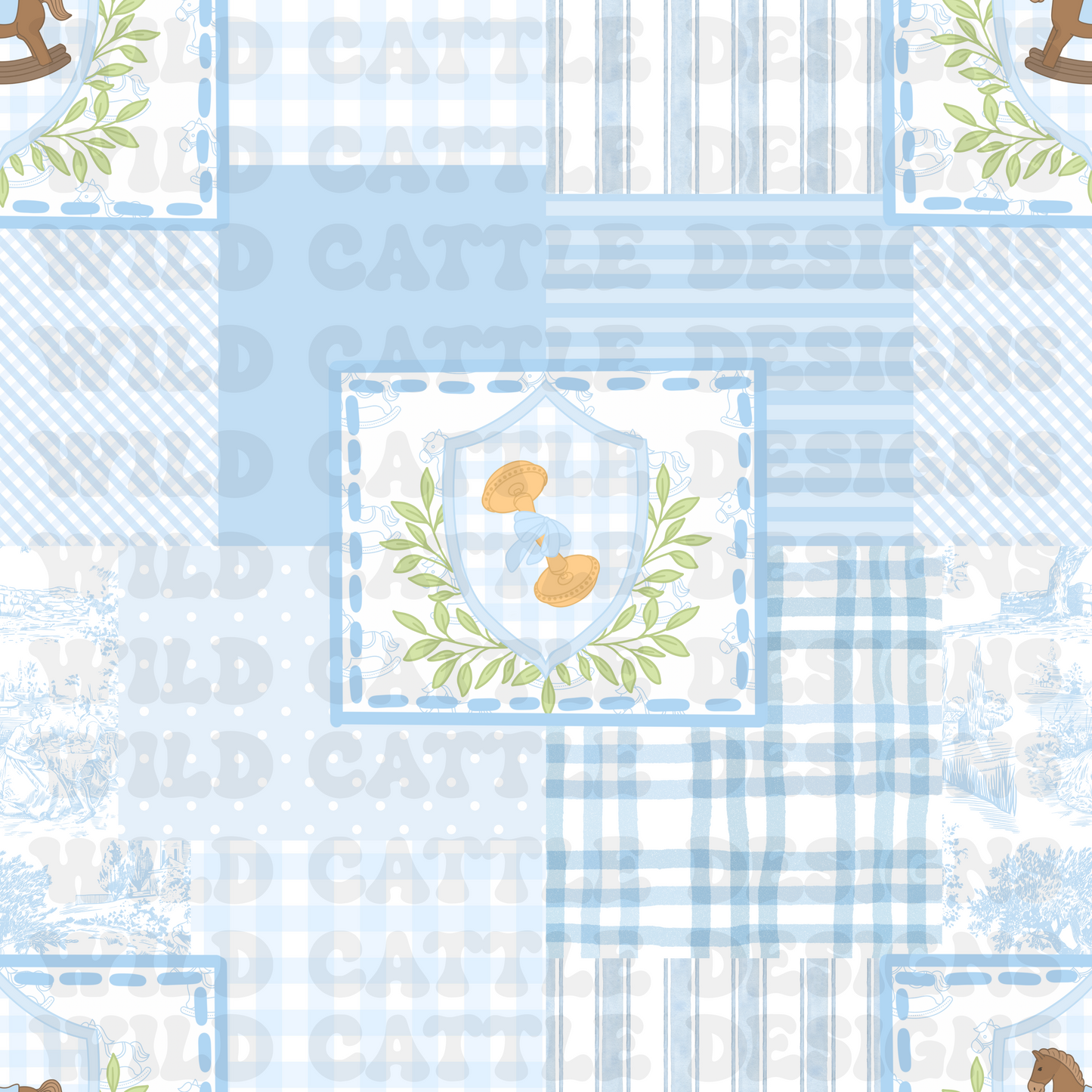 Thank Heaven for little boys patchwork