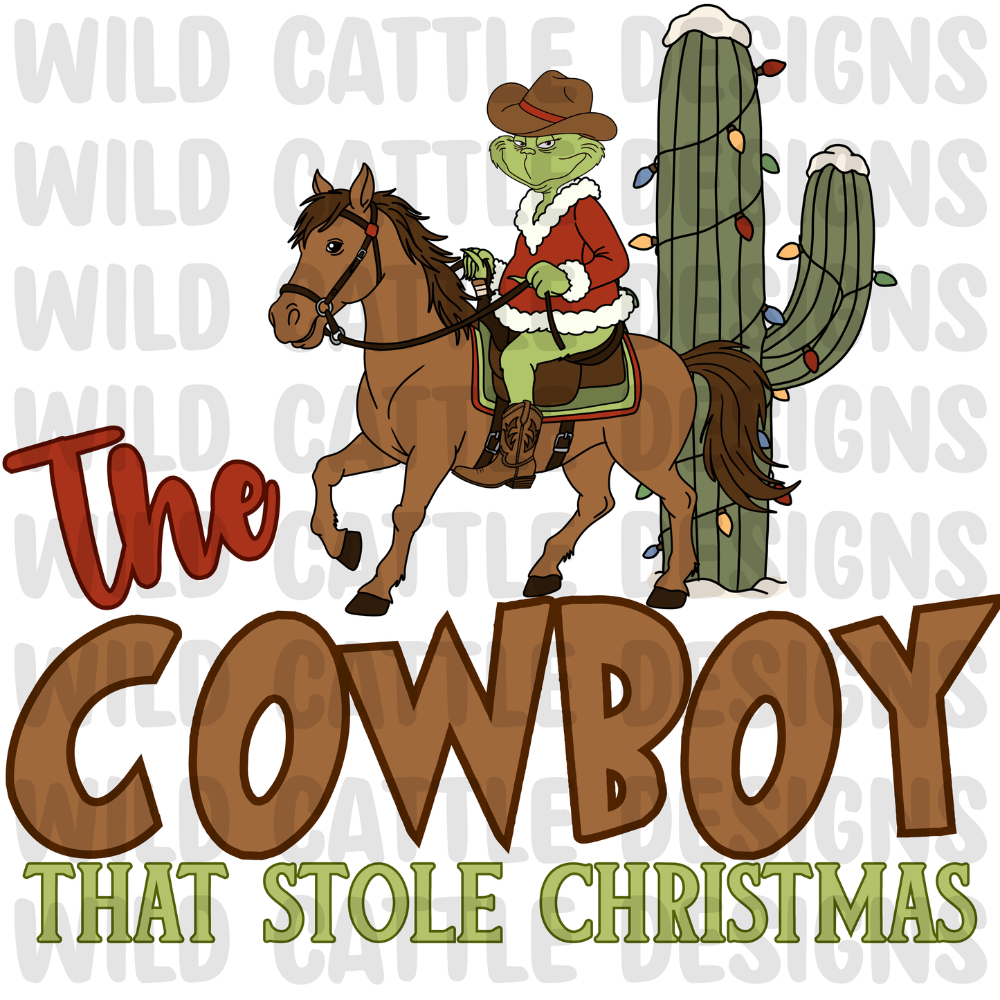 The cowboy who stole Christmas png