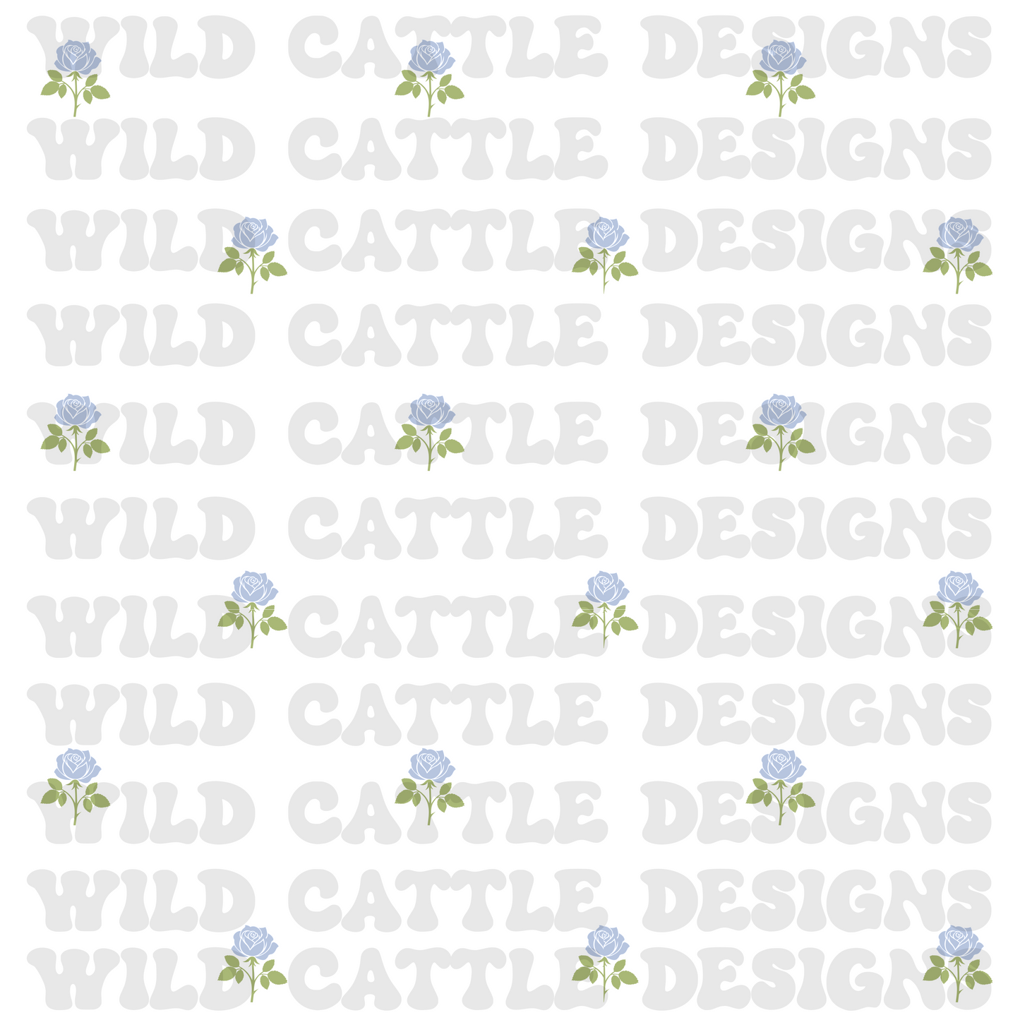 There was a Jesus blue floral seamless