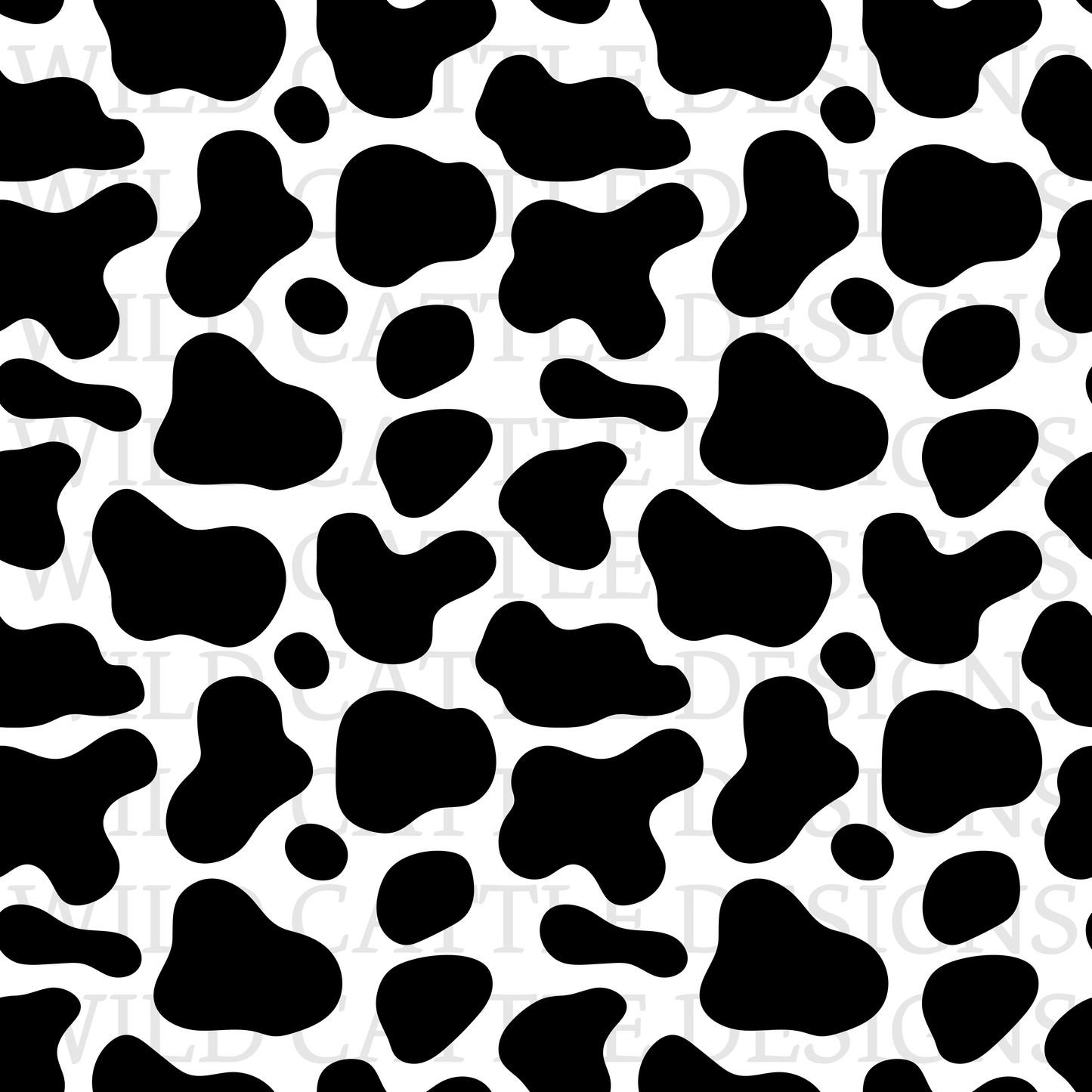 Toy small people cowprint
