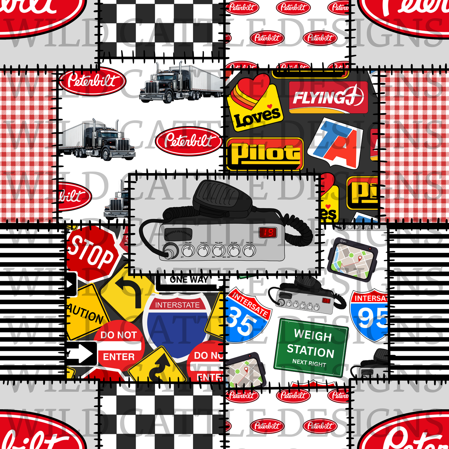 Trucker patchwork