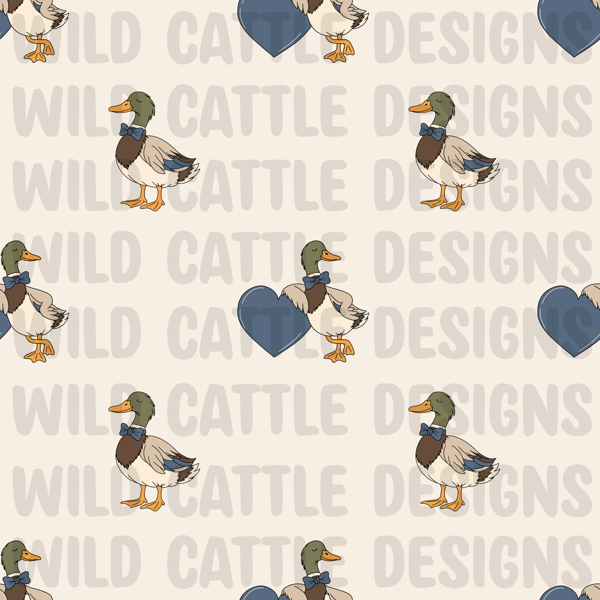 Valentine Mallard seamless