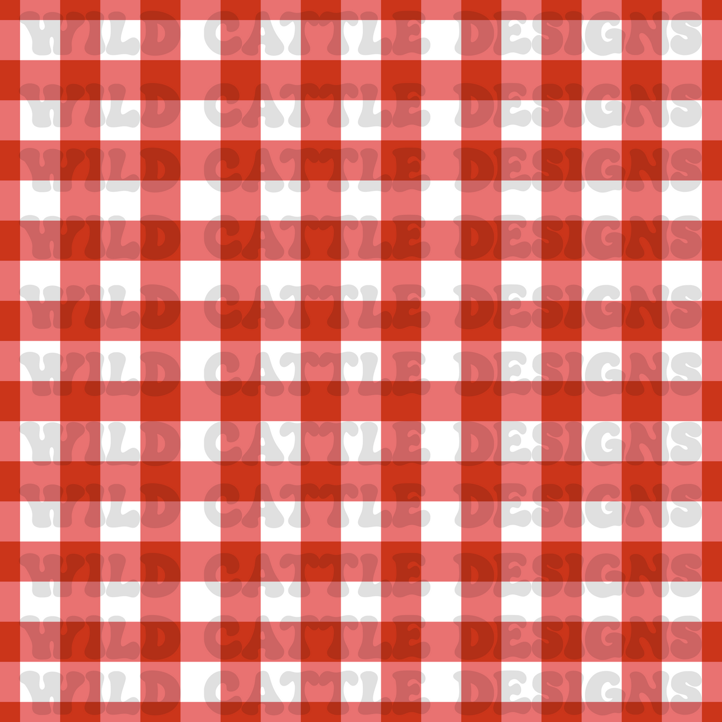 Vintage red toys plaid seamless