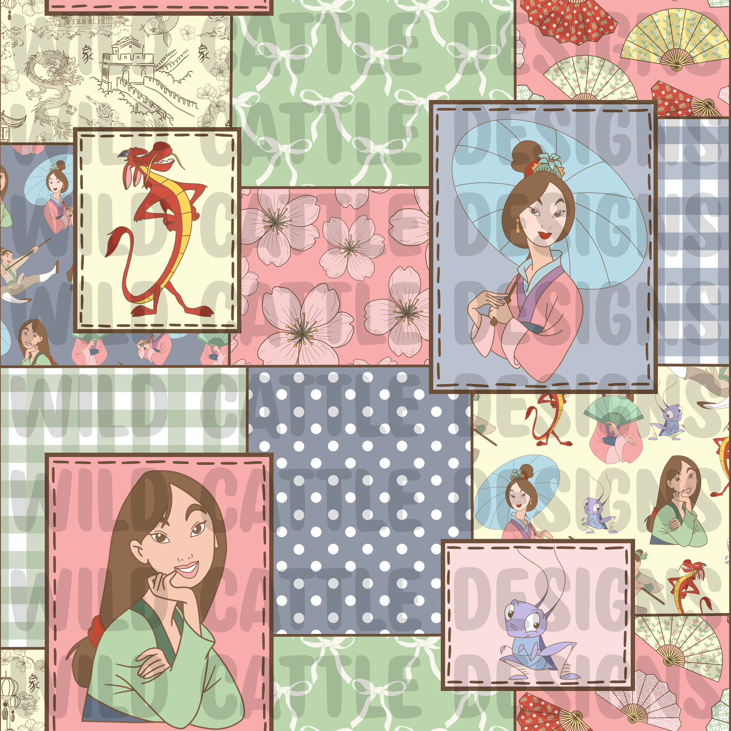 Warrior princess patchwork