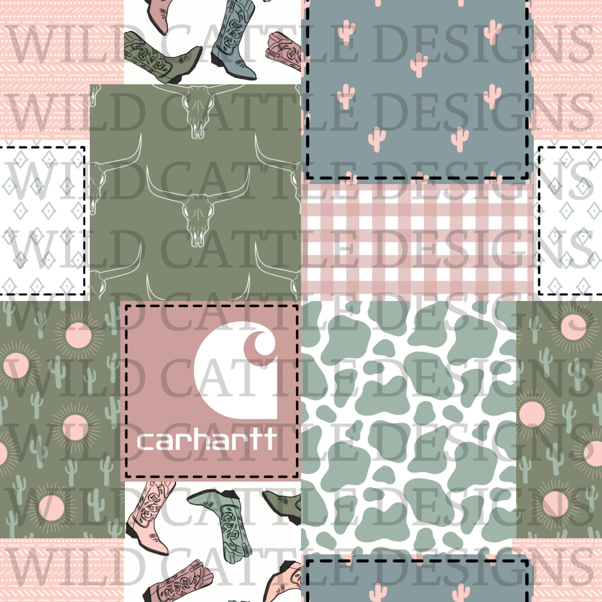 Western mauve dreams patchwork