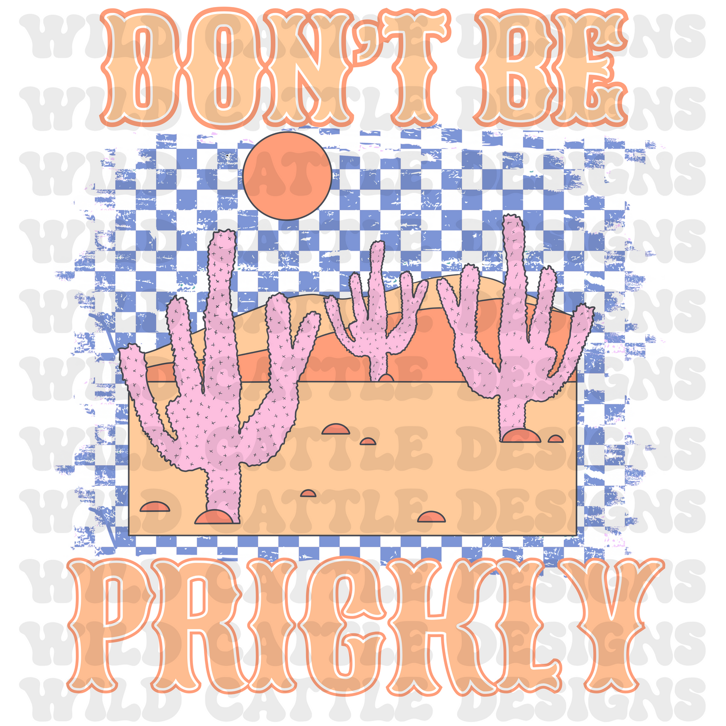 Western sunset prickly png