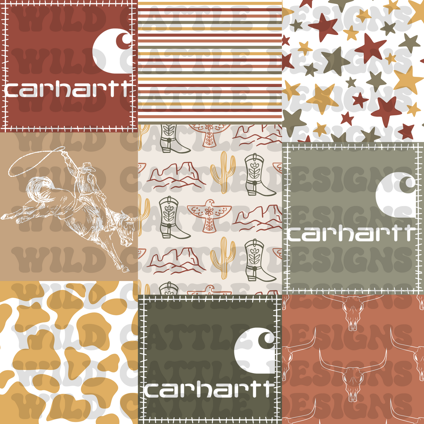 Western Terracotta Patchwork