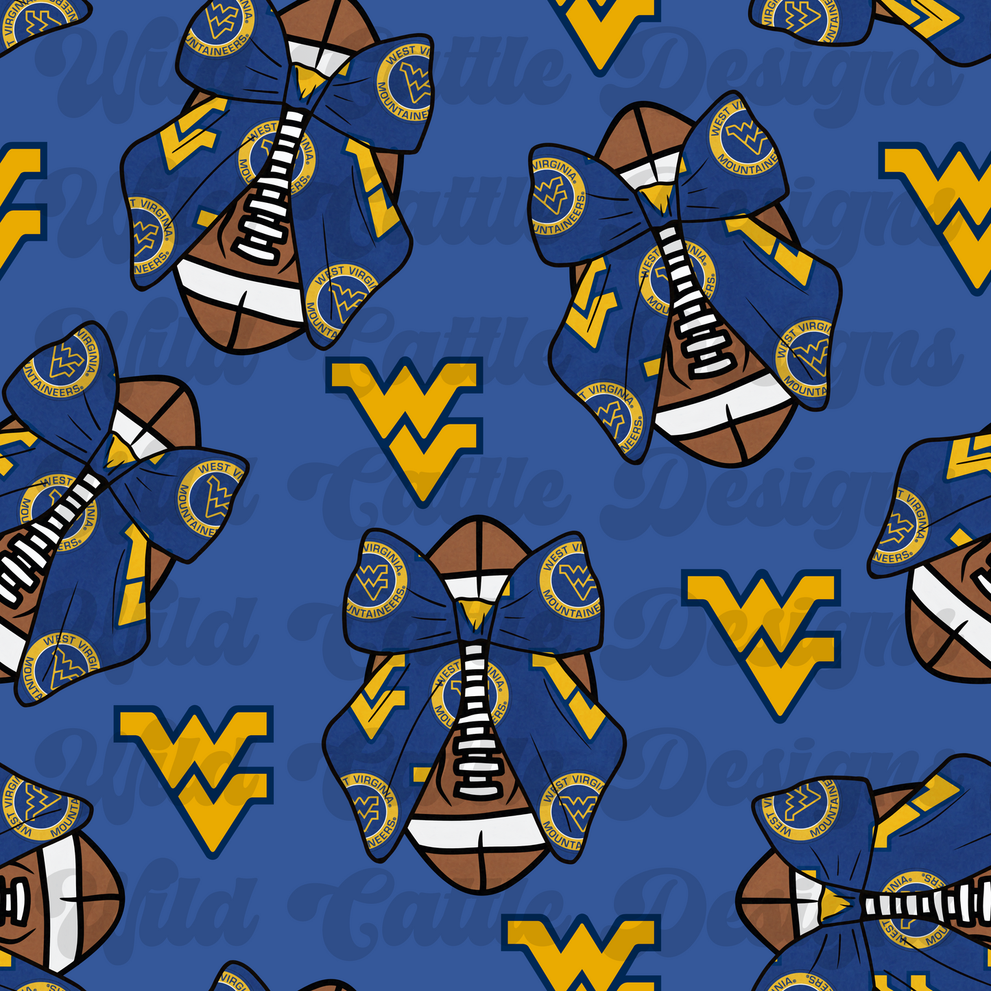 WV football seamless