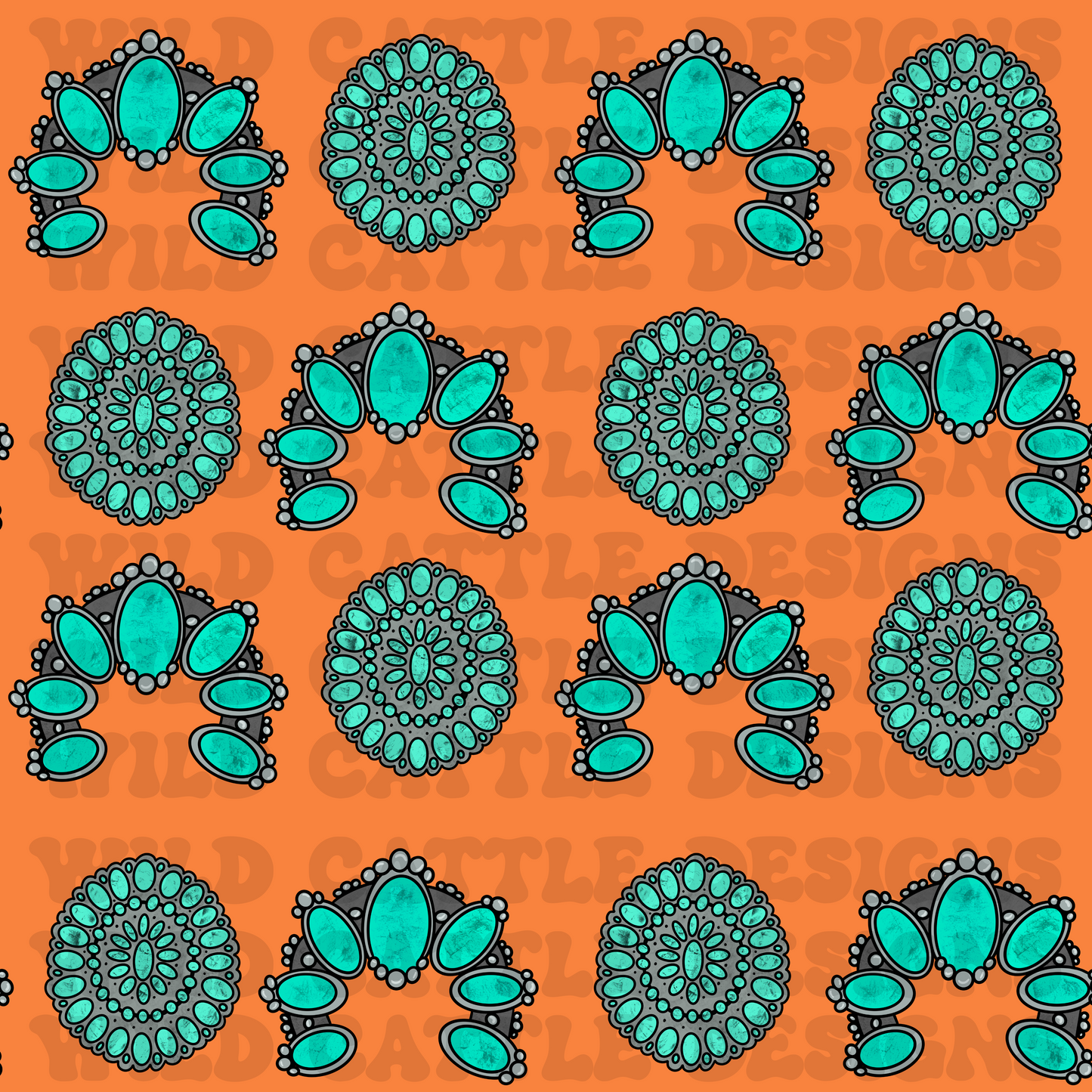 Yeehaw concho seamless