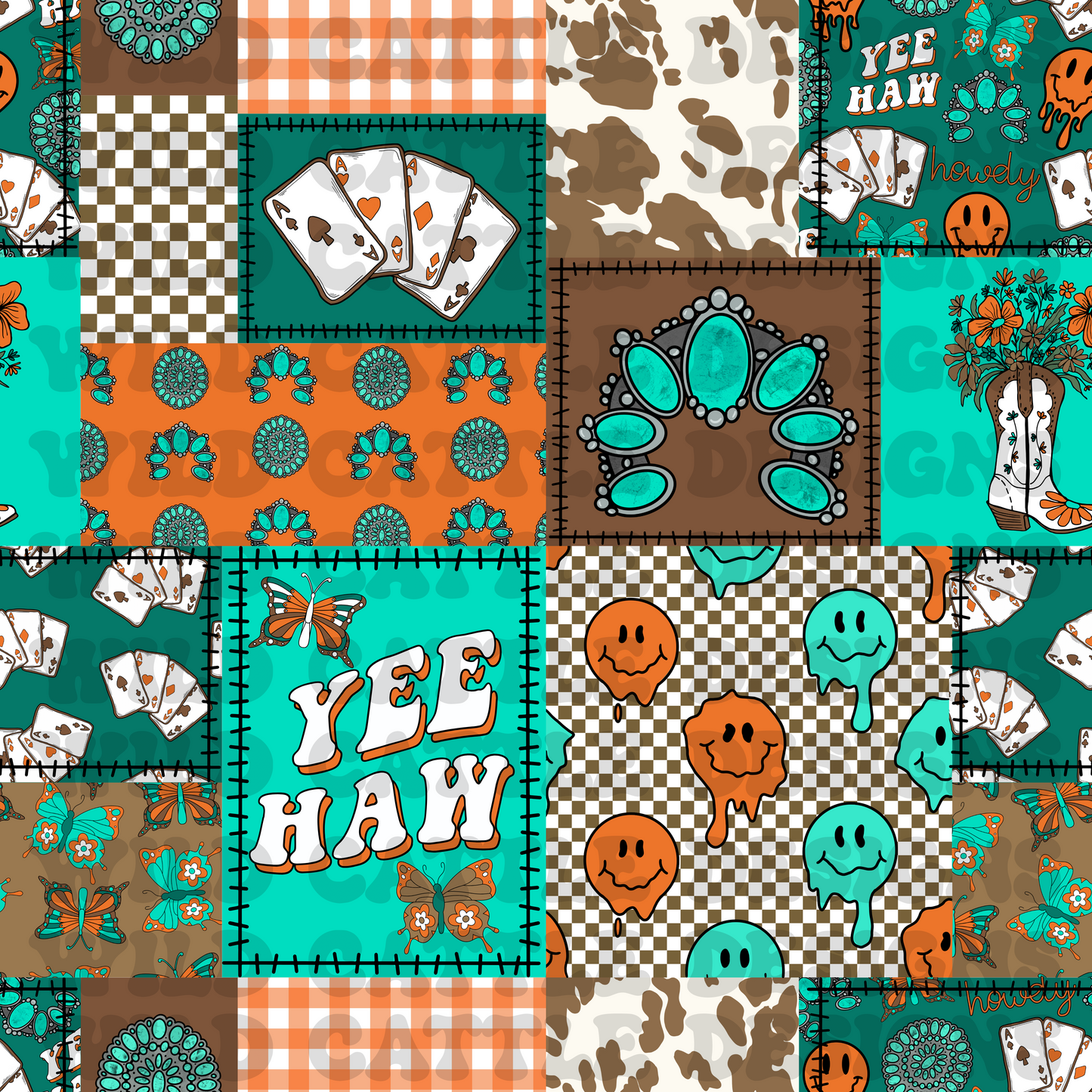 Yeehaw patchwork