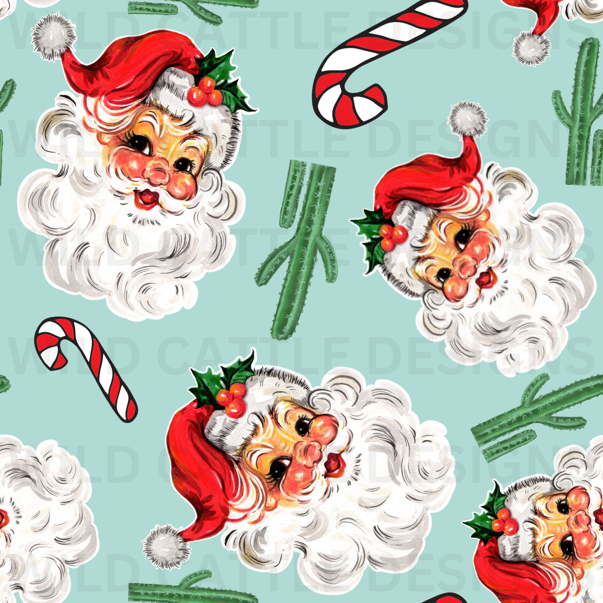 Blue Vintage Seamless