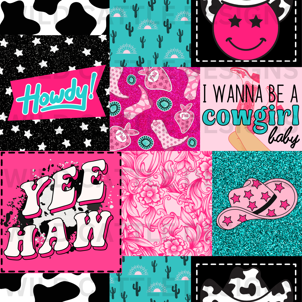 Cowgirl Baby Patchwork