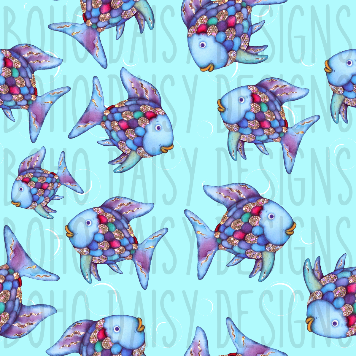 Colorful Fish Seamless