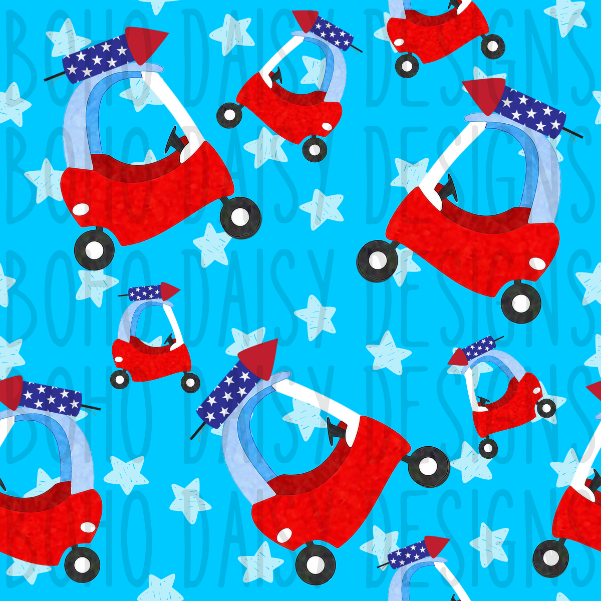 Stayin Fly on the 4th of July Seamless