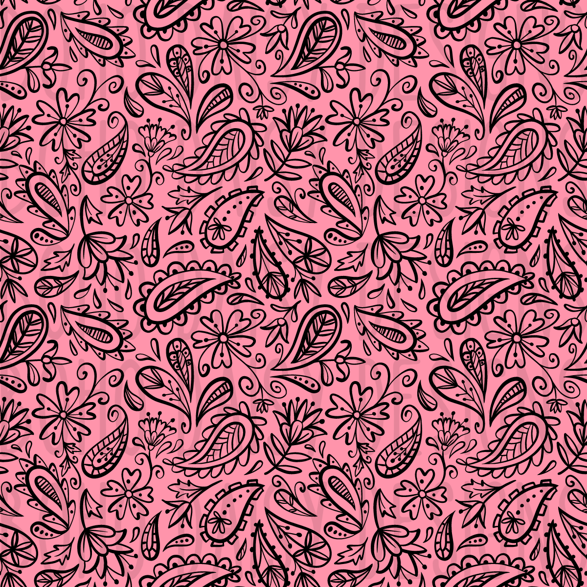 Pink Paisley