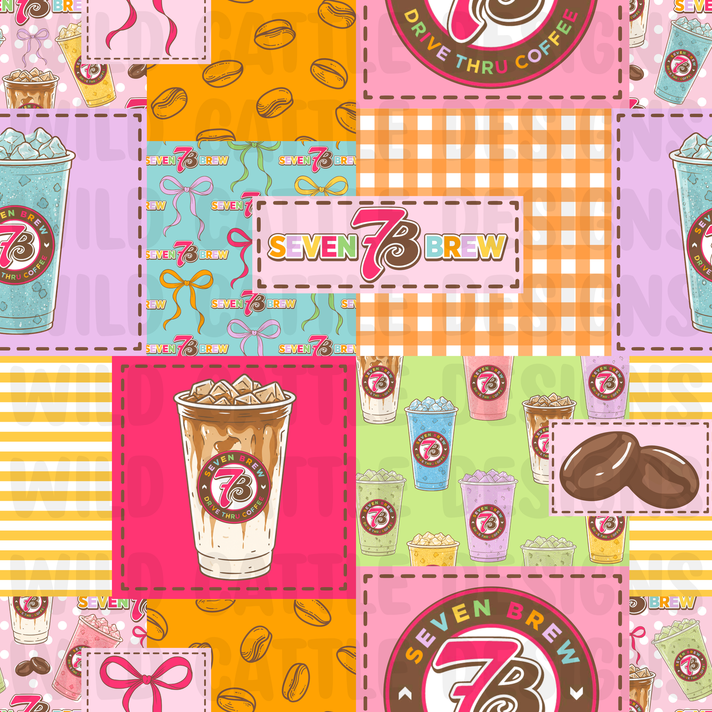 7 coffee patchwork