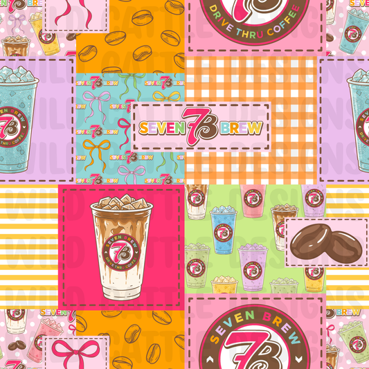 7 coffee patchwork