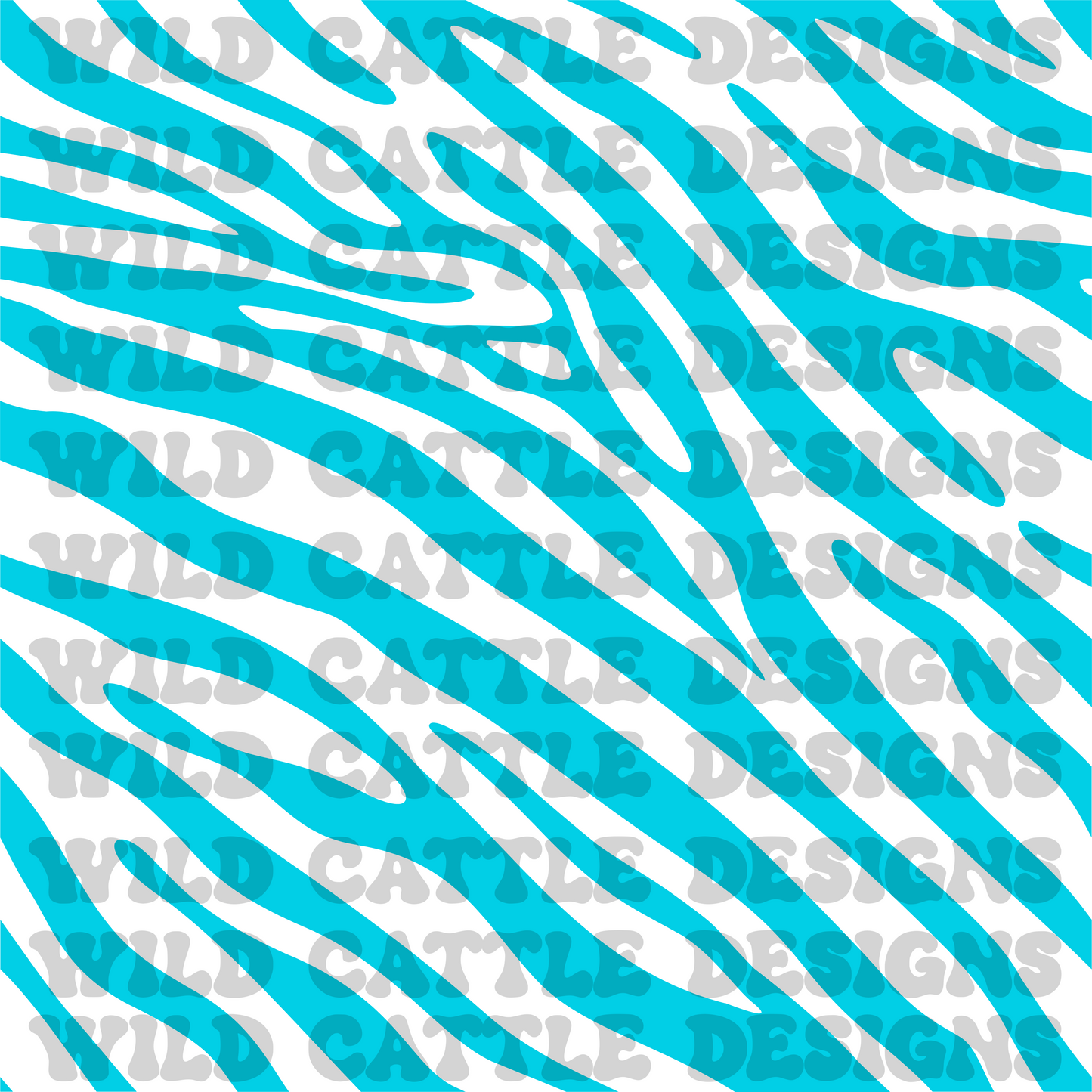 90s blue zebra seamless