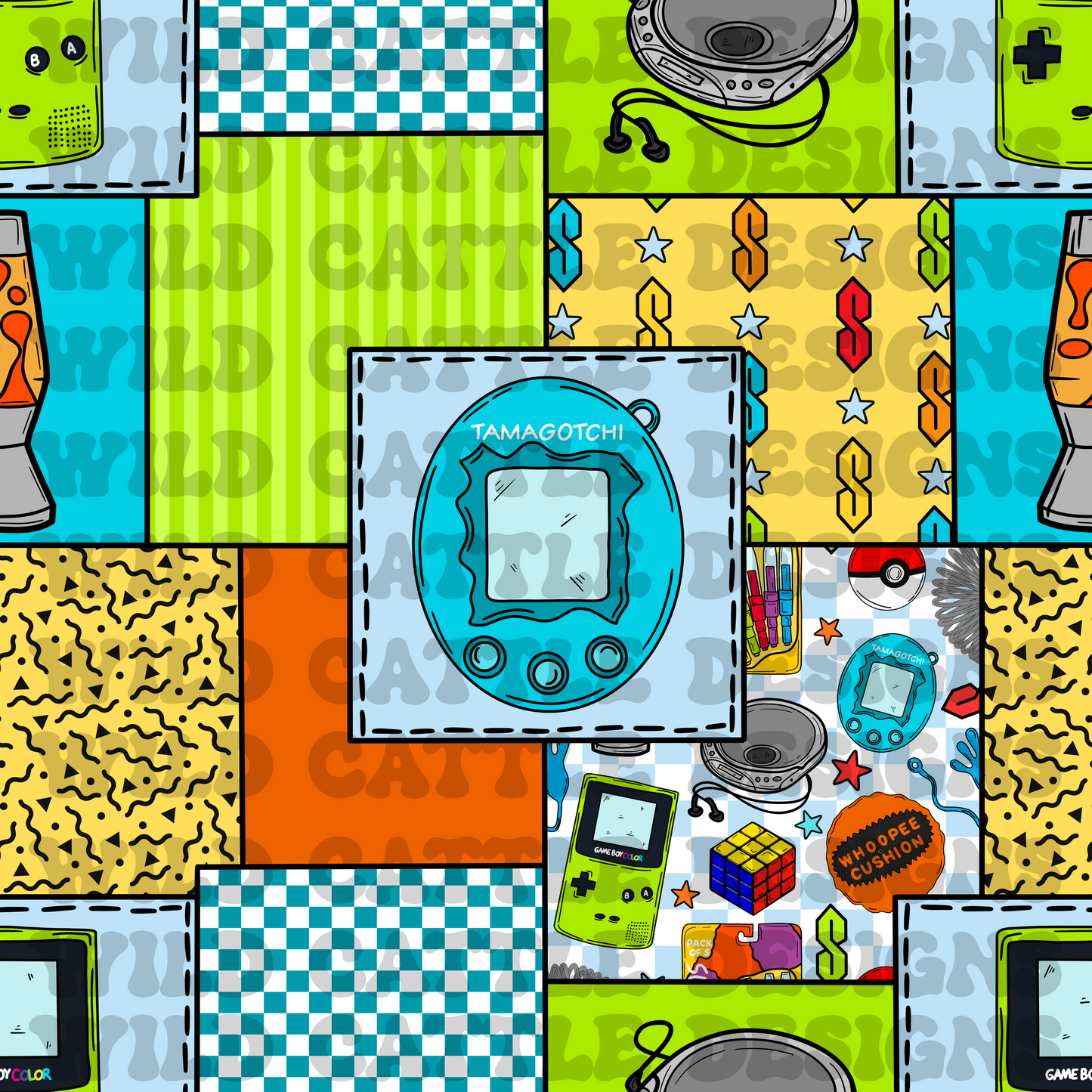 90s boy patchwork
