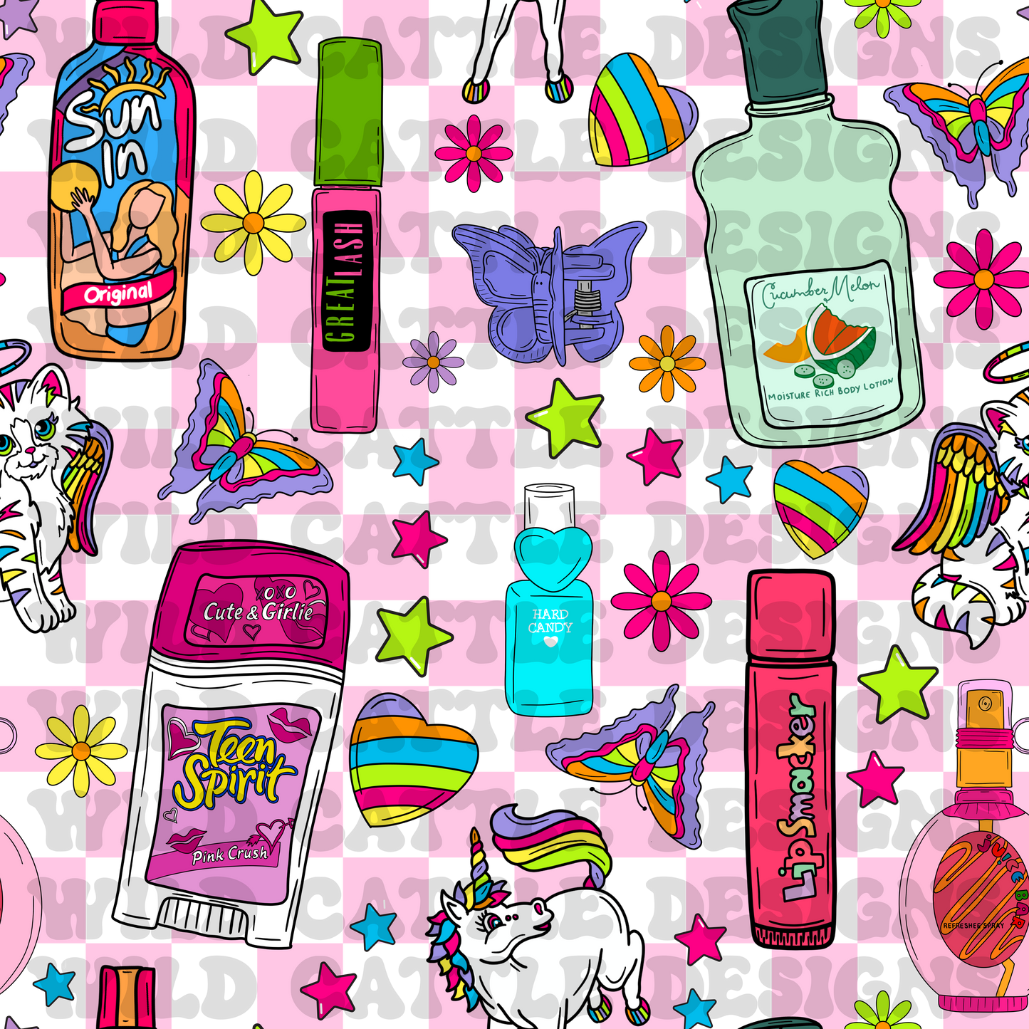 90s teen girl seamless