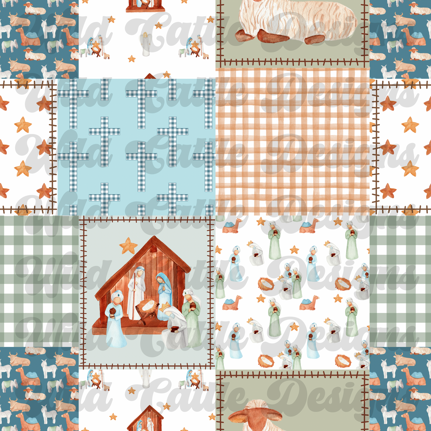 Adore him patchwork