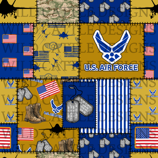 Airforce patchwork