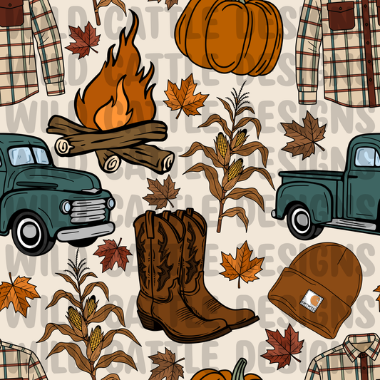 All the fall things seamless