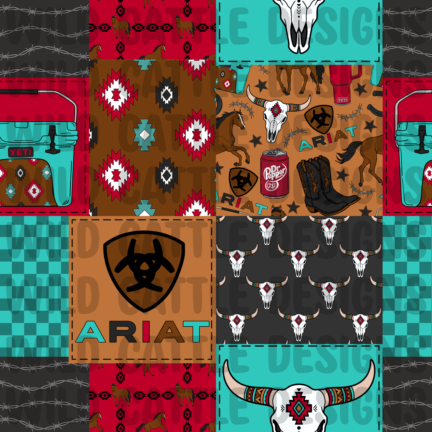 All the western things patchwork