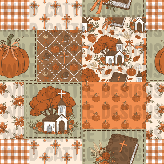 Autumn faith patchwork