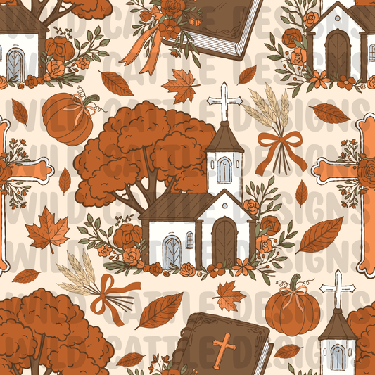 Autumn faith seamless