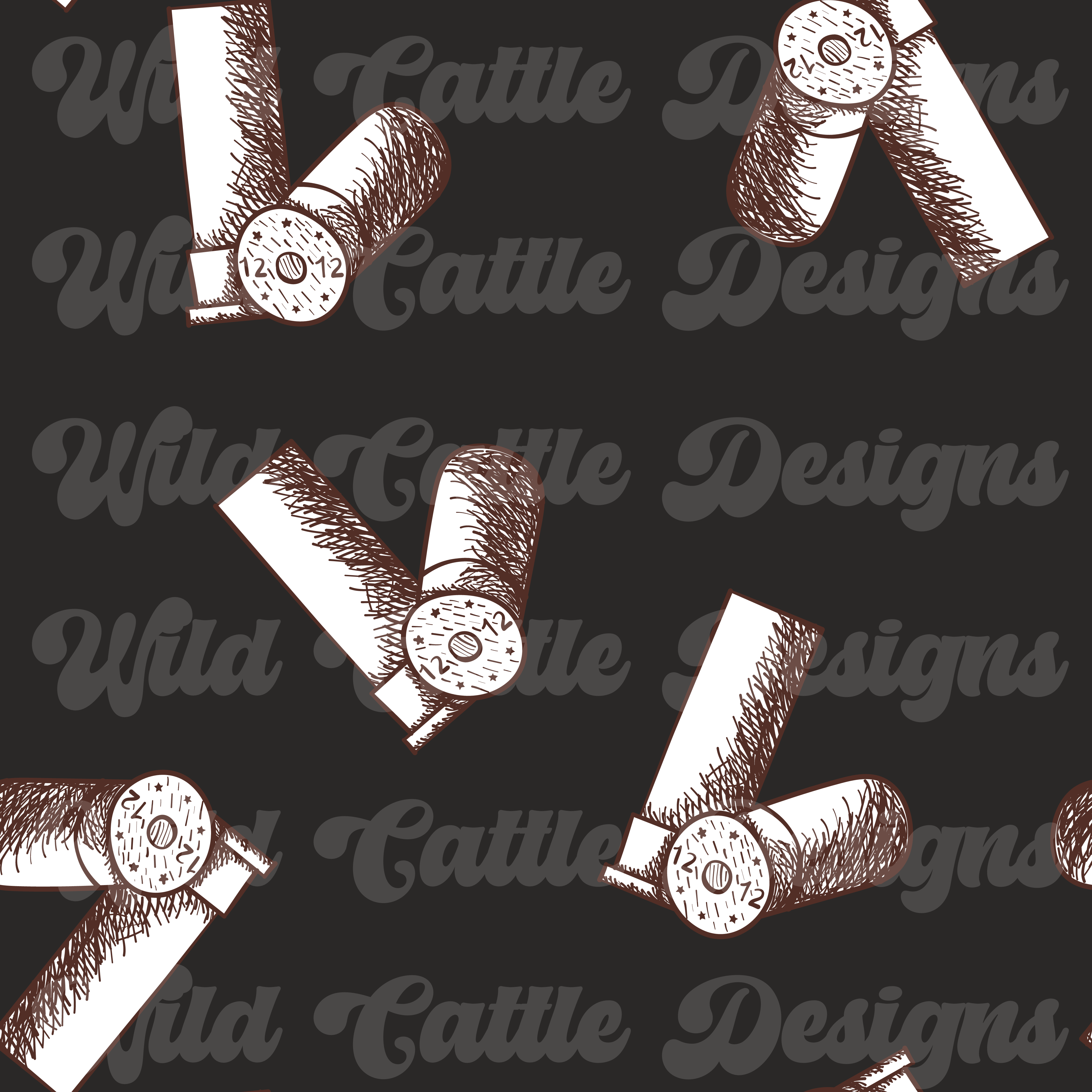 Shell Cam Designs Shells Seamless – Wild Cattle Designs