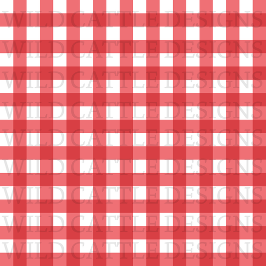 Barnyard small people red plaid