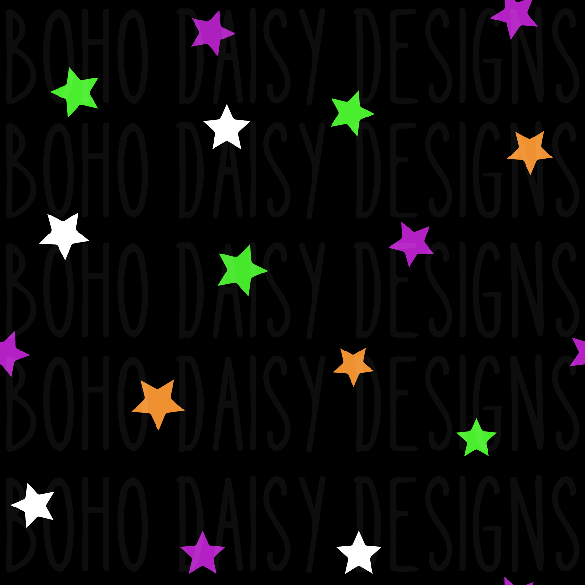 Halloween Stars Seamless
